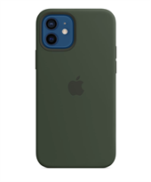 Apple Silikone-etui med MagSafe til iPhone 12/12 Pro – cyperngrøn